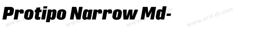 Protipo Narrow Md字体转换 Protipo Narrow Md字体转换